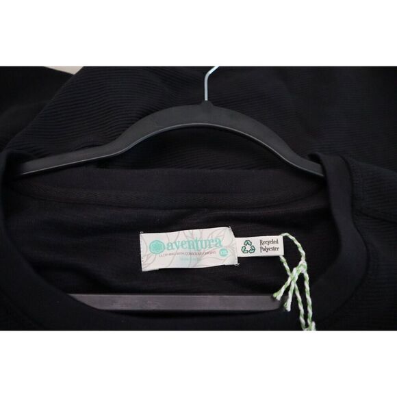 Aventura Clothing M004143 Women's Sz 2XL Black Hazelton Crew Neck L/S Top - Picture 3 of 13
